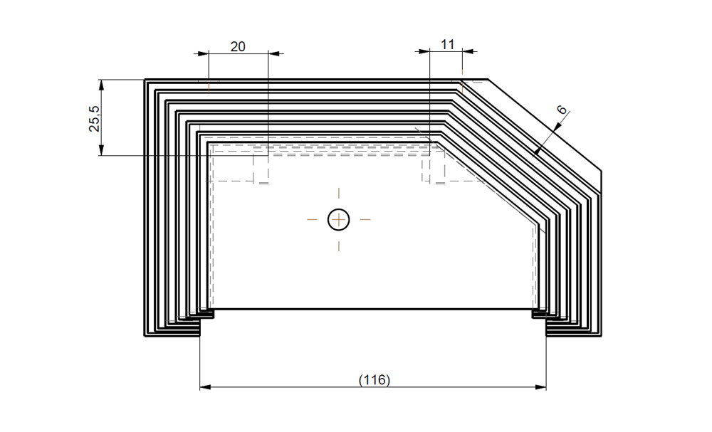 WE OFFER TELESCOPIC SLIDING TRACK COVERS FOR NEW AND USED MACHINES.</br> IF NECESSARY, WE PERFORM A DETAILED MEASUREMENT ON THE MACHINE AT YOUR PRODUCTION. Image